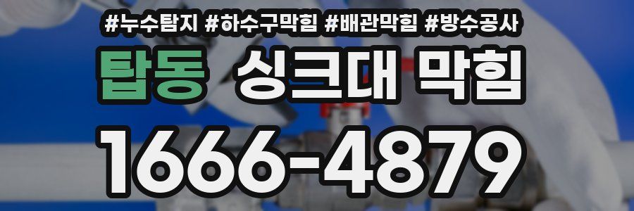 탑동 싱크대 막힘