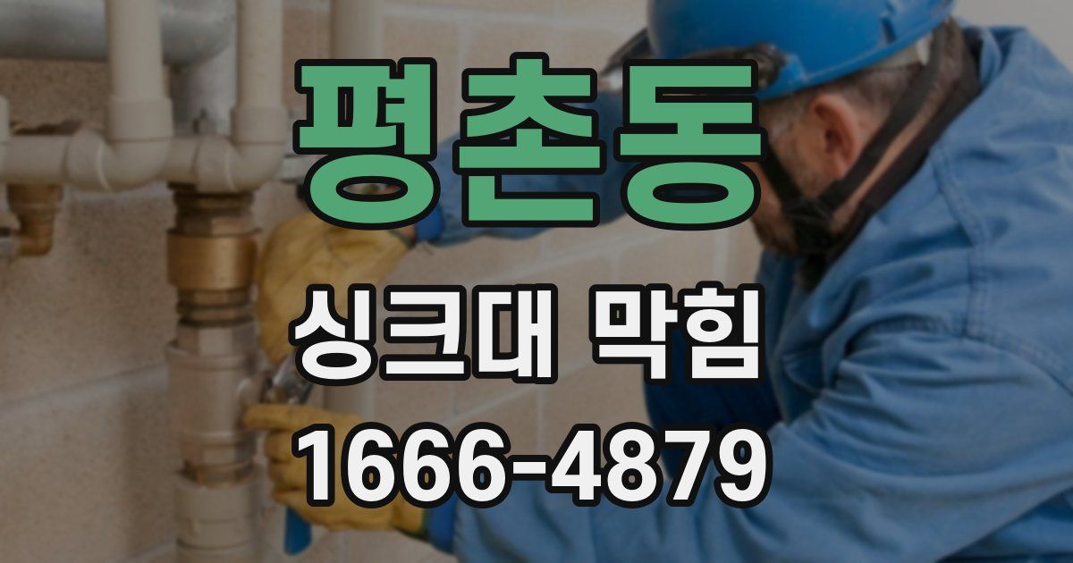 평촌동 싱크대 막힘
