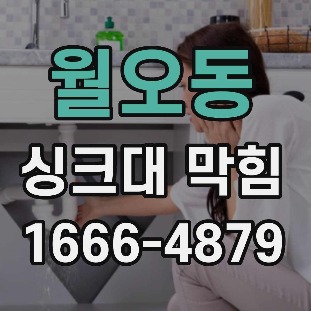 월오동 싱크대 막힘