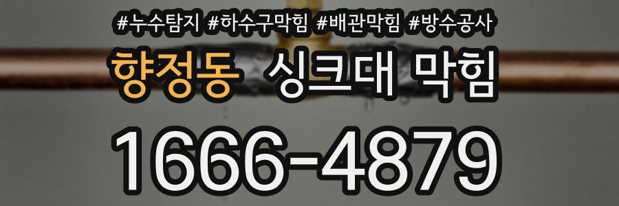 향정동 싱크대 막힘