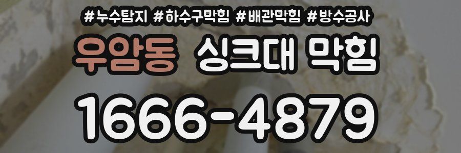 우암동 싱크대 막힘