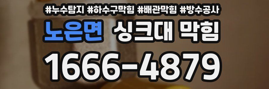 노은면 싱크대 막힘