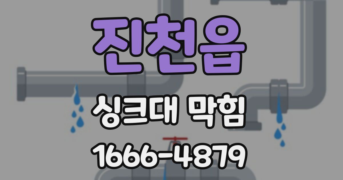 진천읍 싱크대 막힘
