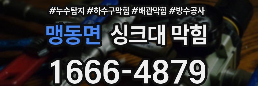 맹동면 싱크대 막힘