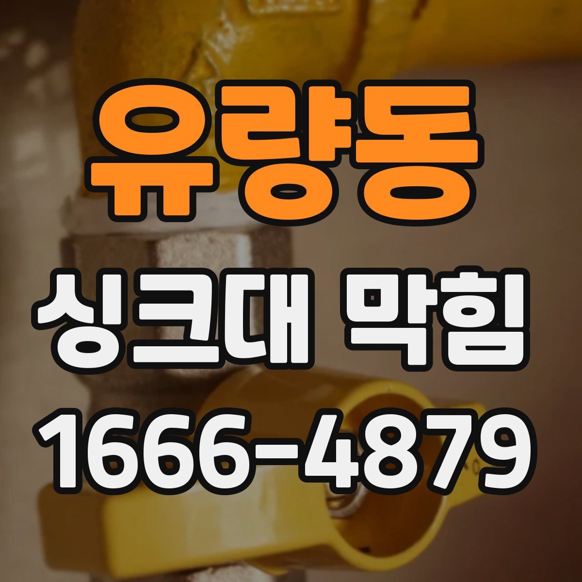 유량동 싱크대 막힘