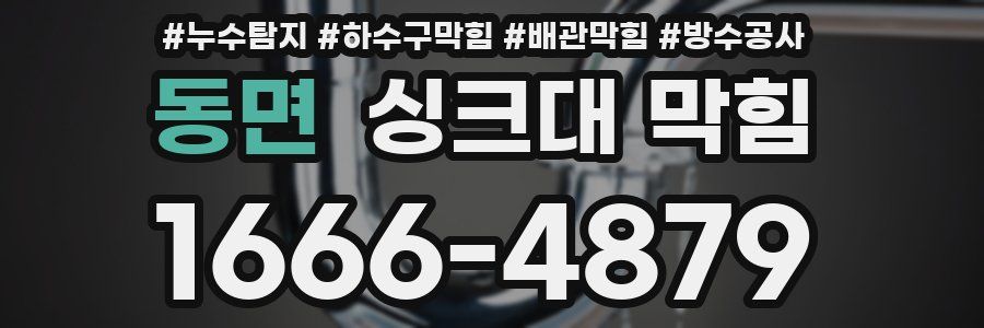 동면 싱크대 막힘