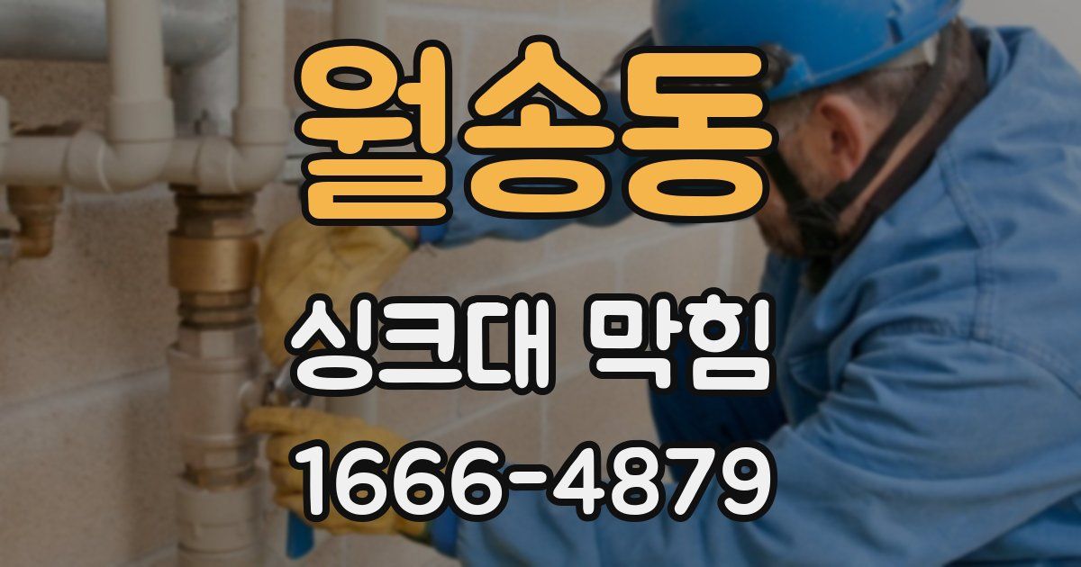 월송동 싱크대 막힘