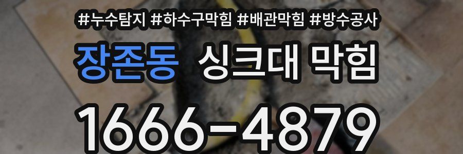 장존동 싱크대 막힘