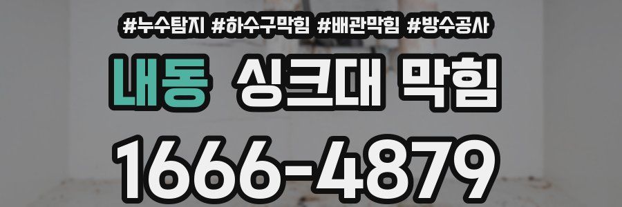 내동 싱크대 막힘