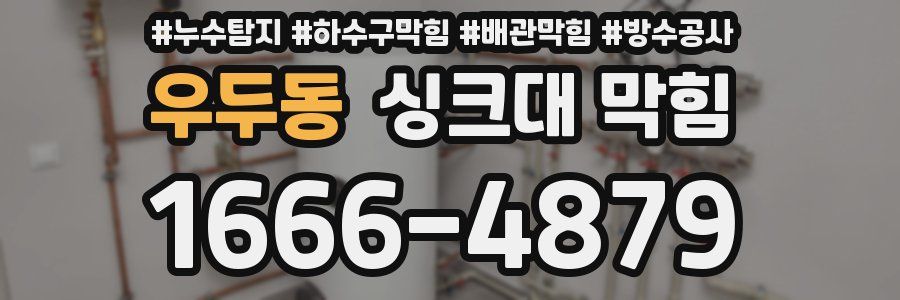 우두동 싱크대 막힘