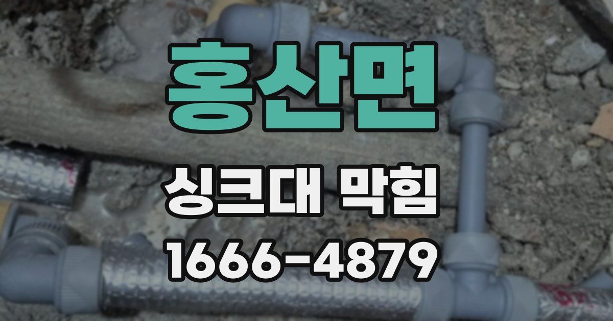 홍산면 싱크대 막힘