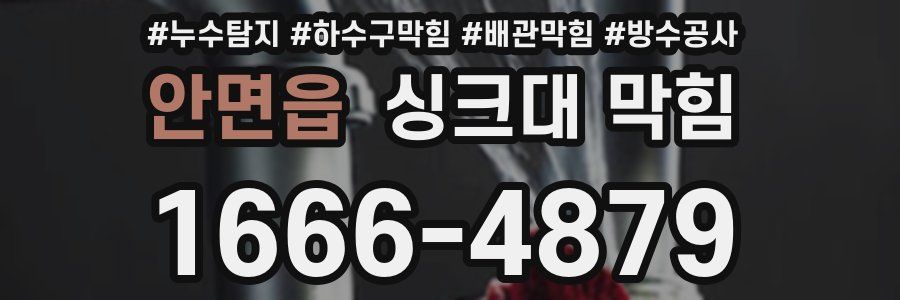 안면읍 싱크대 막힘