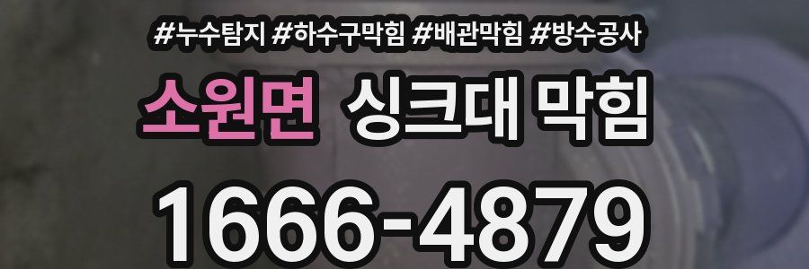 소원면 싱크대 막힘