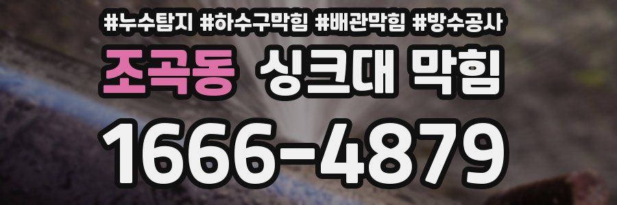 조곡동 싱크대 막힘