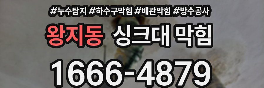 왕지동 싱크대 막힘