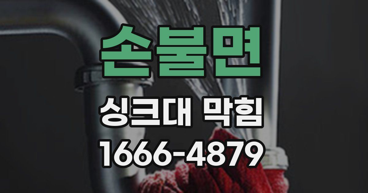 손불면 싱크대 막힘