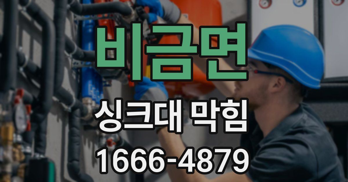 비금면 싱크대 막힘