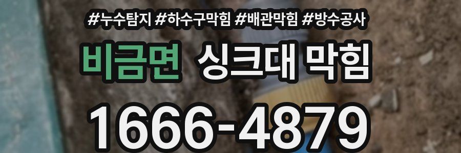 비금면 싱크대 막힘
