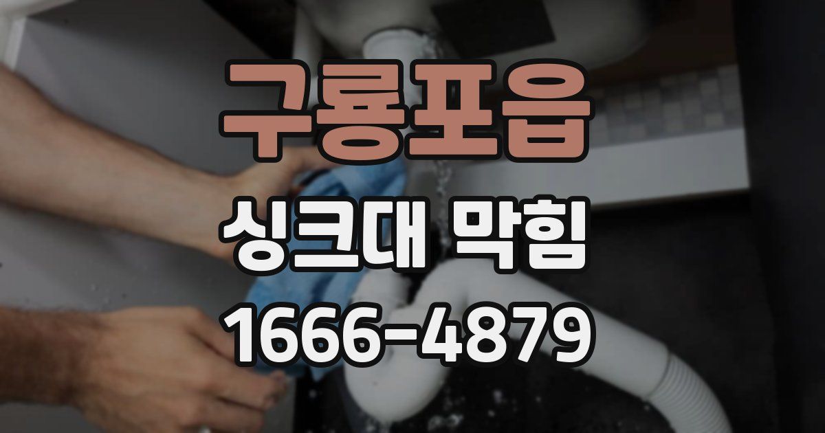 구룡포읍 싱크대 막힘