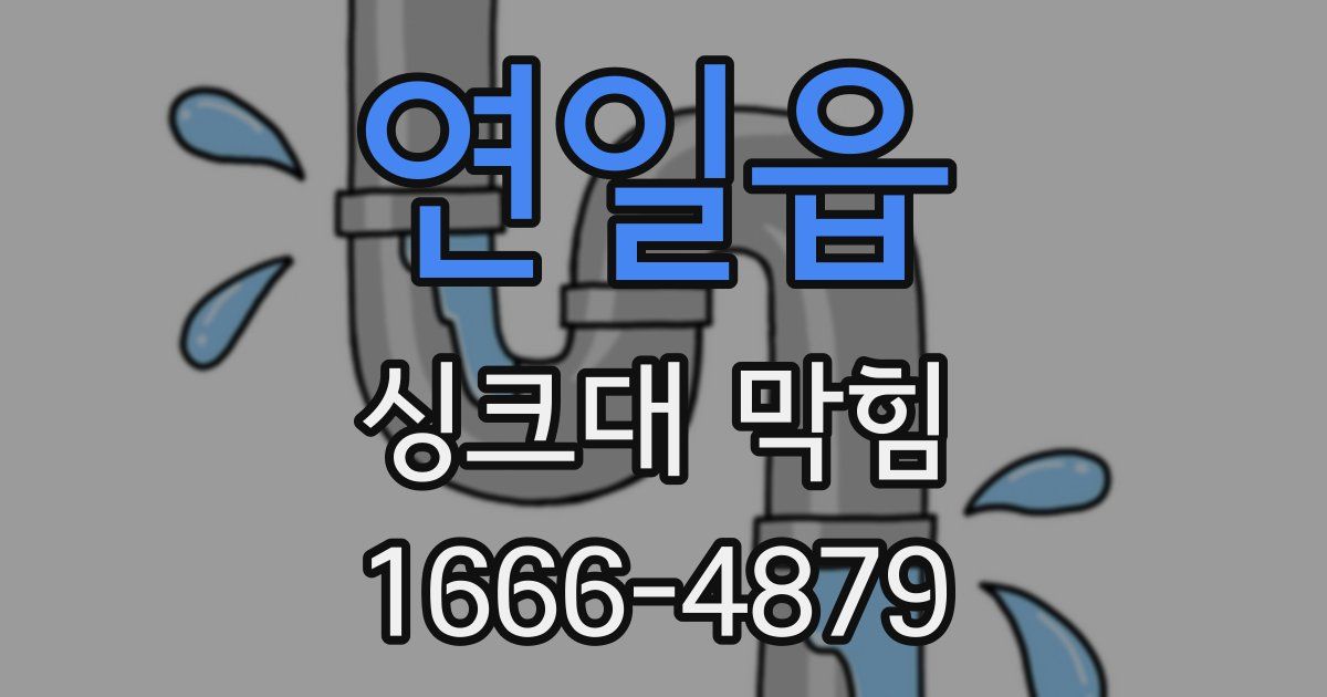 연일읍 싱크대 막힘