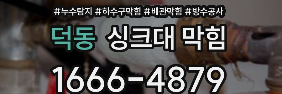 덕동 싱크대 막힘