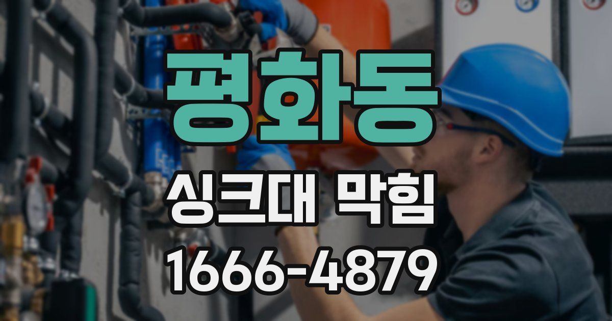 평화동 싱크대 막힘