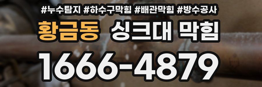 황금동 싱크대 막힘