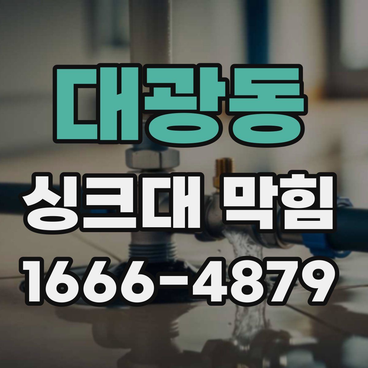 대광동 싱크대 막힘