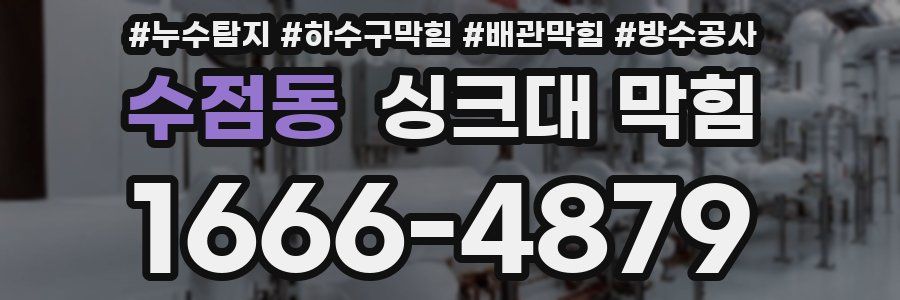 수점동 싱크대 막힘