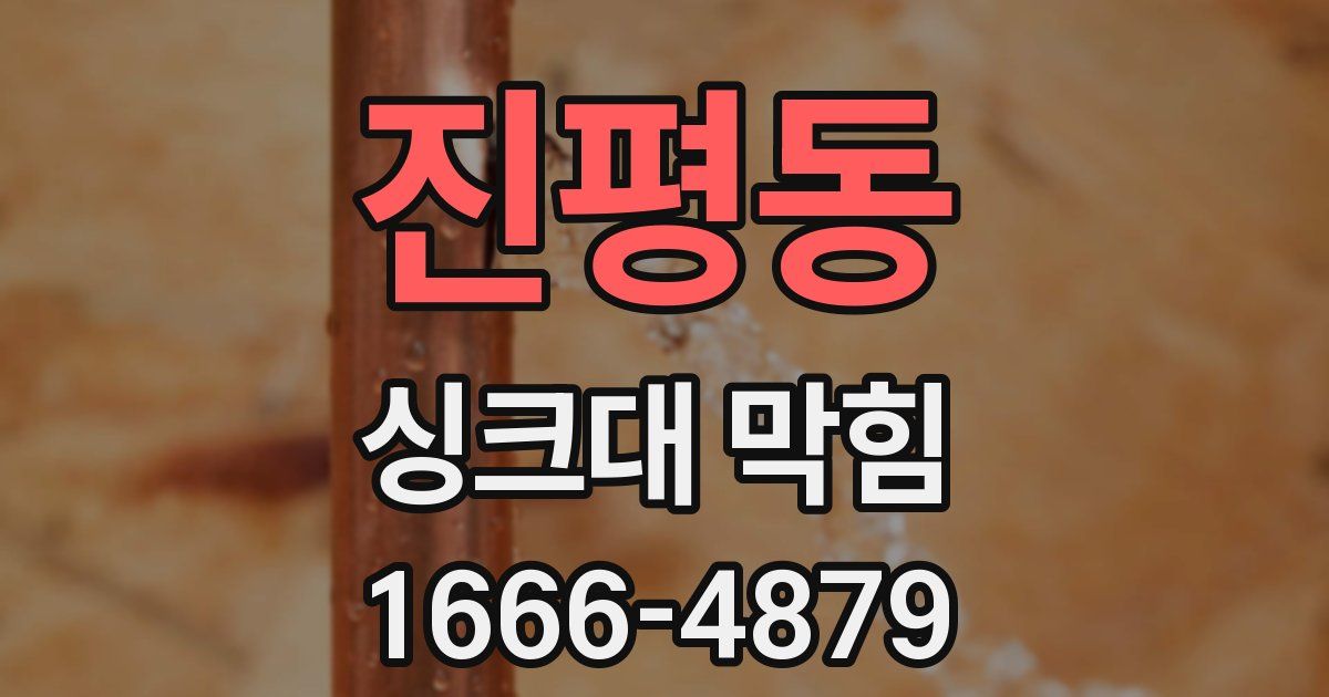 진평동 싱크대 막힘