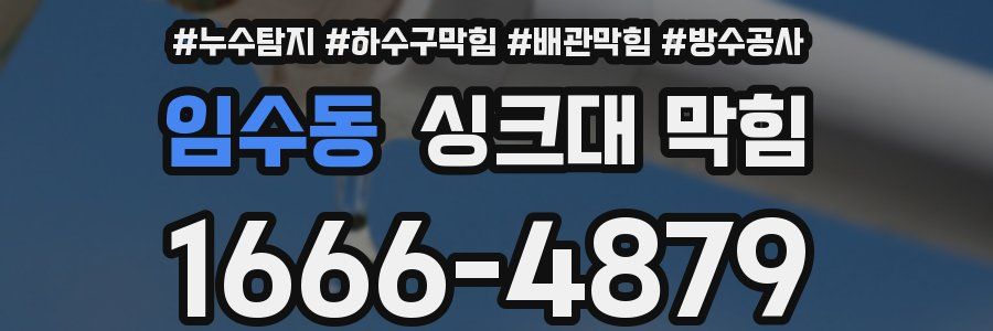 임수동 싱크대 막힘