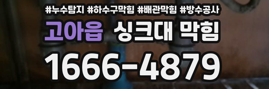 고아읍 싱크대 막힘