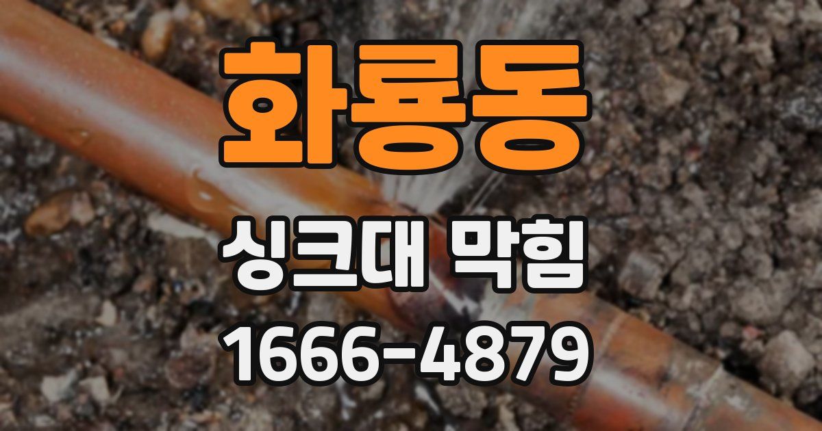 화룡동 싱크대 막힘