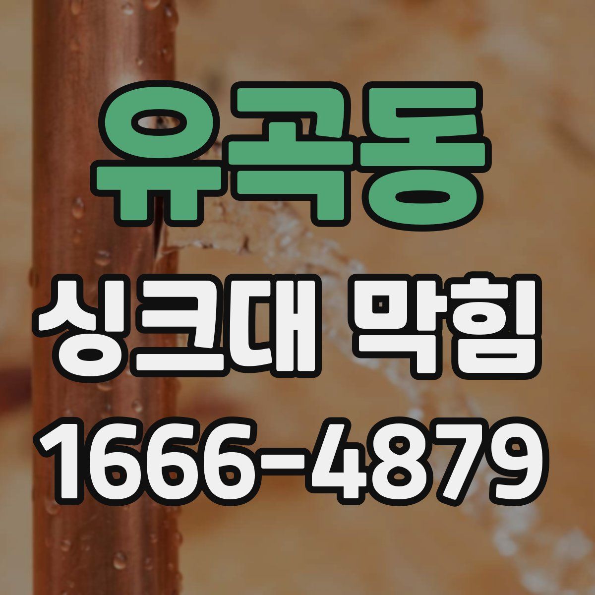 유곡동 싱크대 막힘