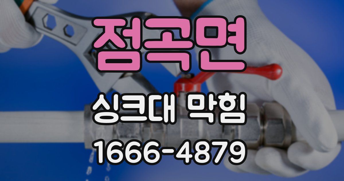 점곡면 싱크대 막힘