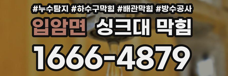 입암면 싱크대 막힘