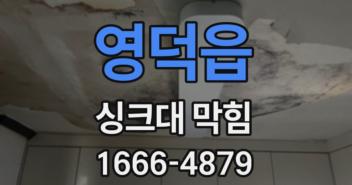 영덕읍 싱크대 막힘