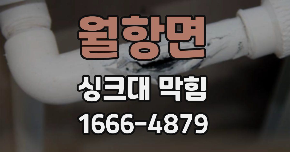 월항면 싱크대 막힘