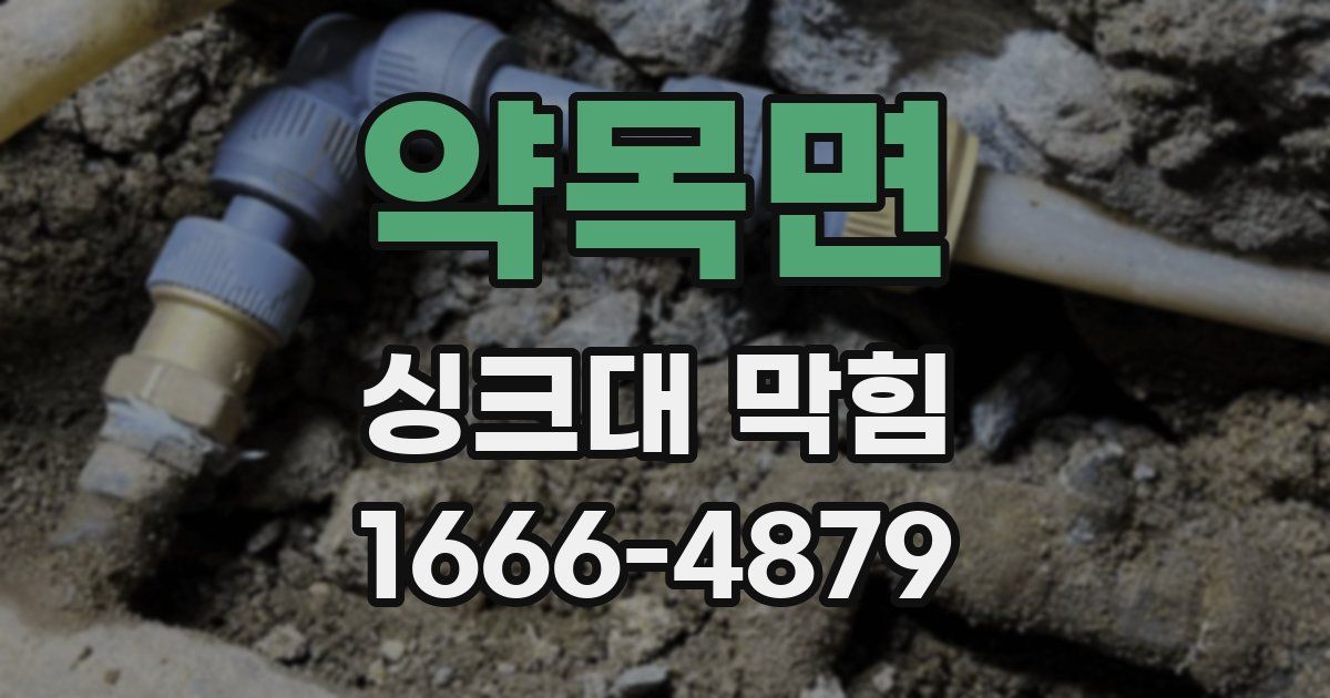 약목면 싱크대 막힘