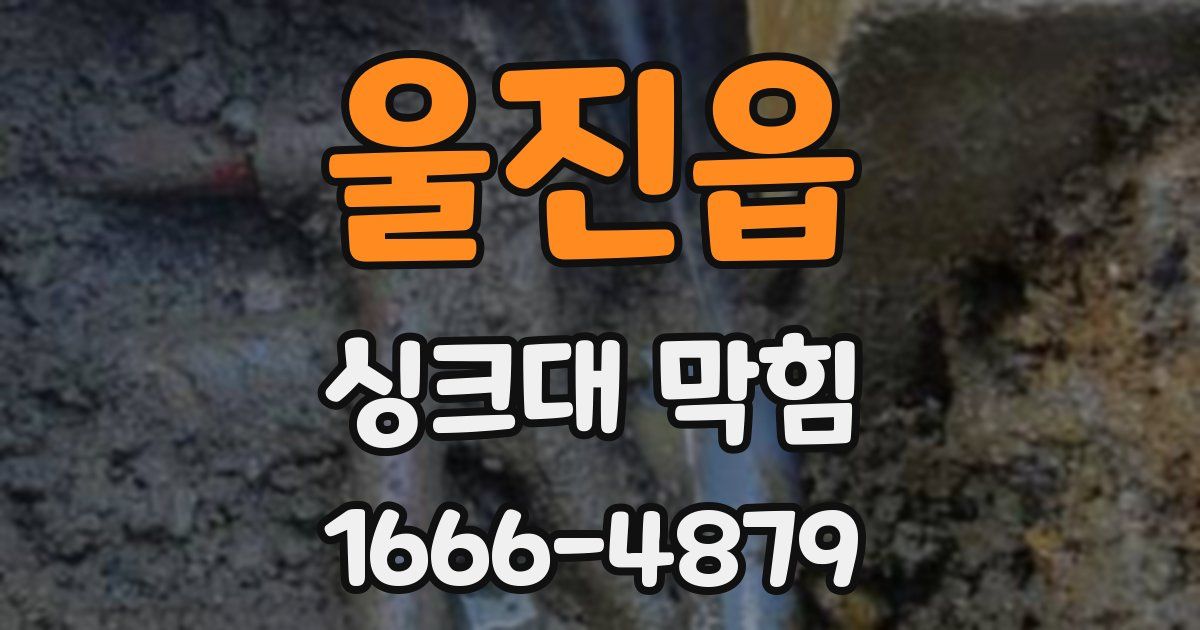 울진읍 싱크대 막힘