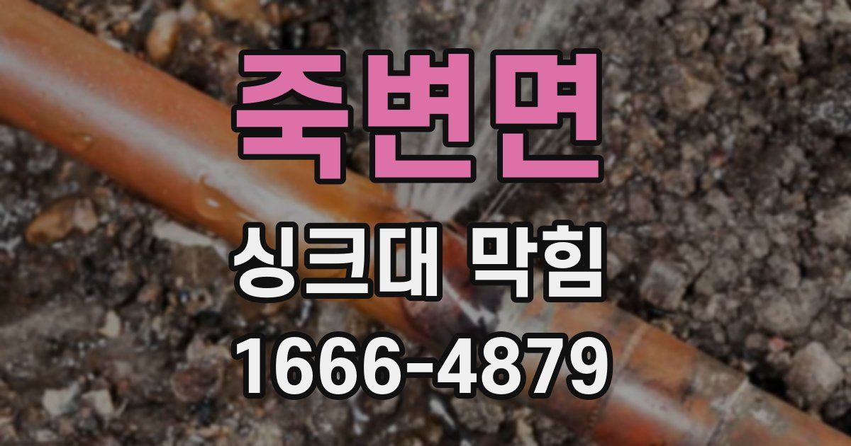 죽변면 싱크대 막힘