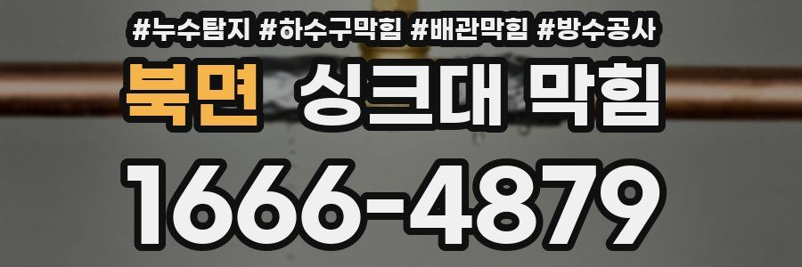 북면 싱크대 막힘
