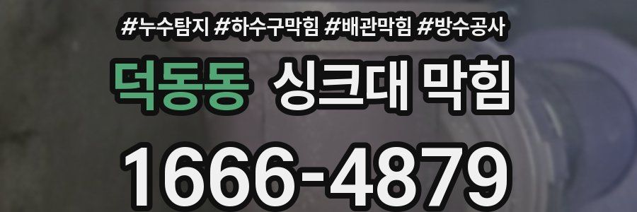 덕동동 싱크대 막힘