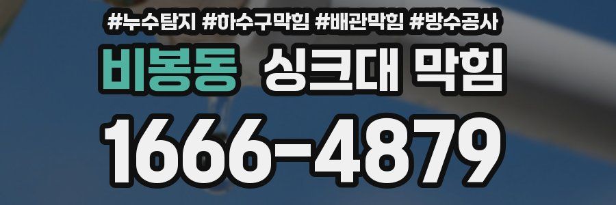 비봉동 싱크대 막힘