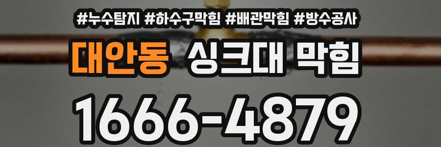 대안동 싱크대 막힘