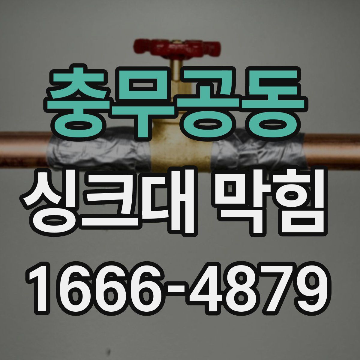 충무공동 싱크대 막힘