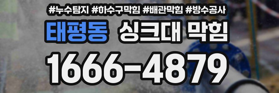 태평동 싱크대 막힘