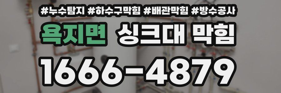 욕지면 싱크대 막힘