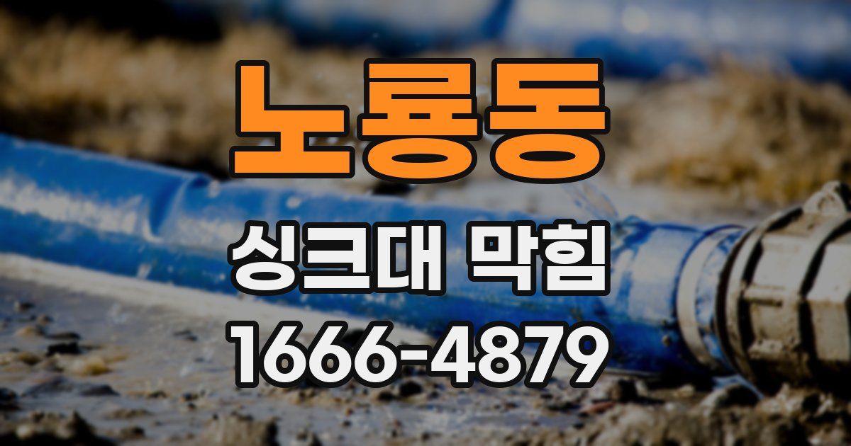 노룡동 싱크대 막힘