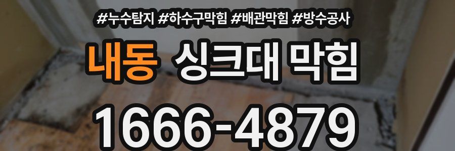 내동 싱크대 막힘
